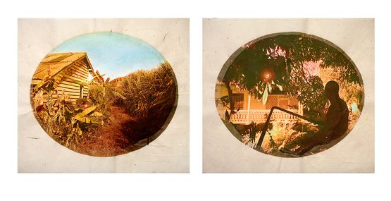 Plantation Diptych No. 8 by Tracey Moffatt contemporary artwork Works on Paper