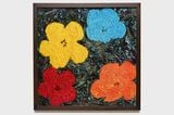 Flowers after Warhol 02 Portfolio Flowers series after Warhol by Vik Muniz contemporary artwork print