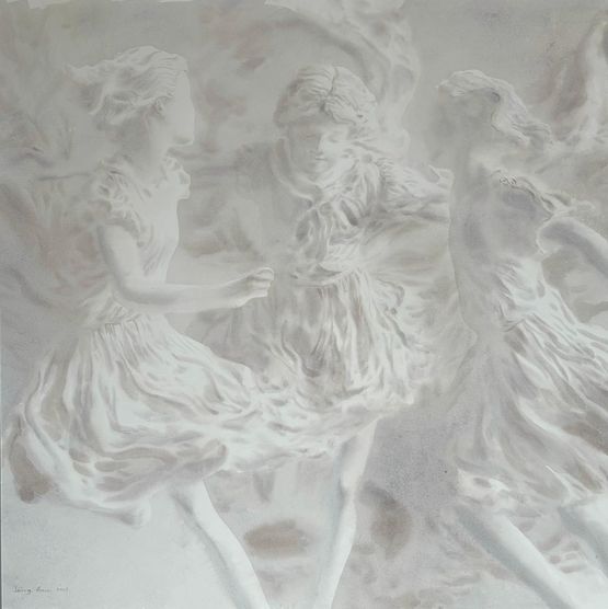 Dance of Light-3 by Yang Fan contemporary artwork Works on Paper