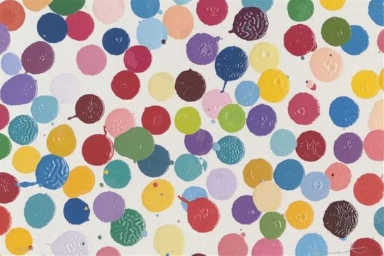 The Currency H11 by Damien Hirst contemporary artwork Painting