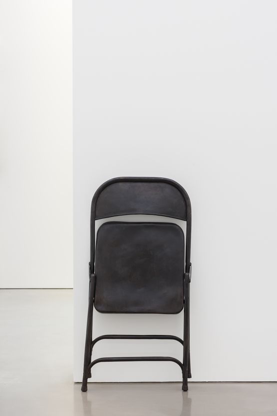 Untitled folding chair by Fiona Connor contemporary artwork Sculpture