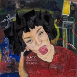 Love In Her Eyes The Self Inflicted Pressure to Be Pro- found by Khaleb Brooks contemporary artwork painting