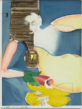 Untitled Fig. 20 by Magnus Plessen contemporary artwork drawing painting works on paper