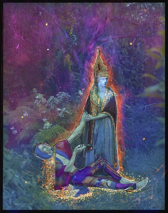When We Gather Together by David Lachapelle contemporary artwork Mixed Media
