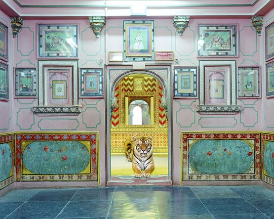 Interloper Sheesh Mahal Udaipur City Palace by Karen Knorr contemporary artwork Print