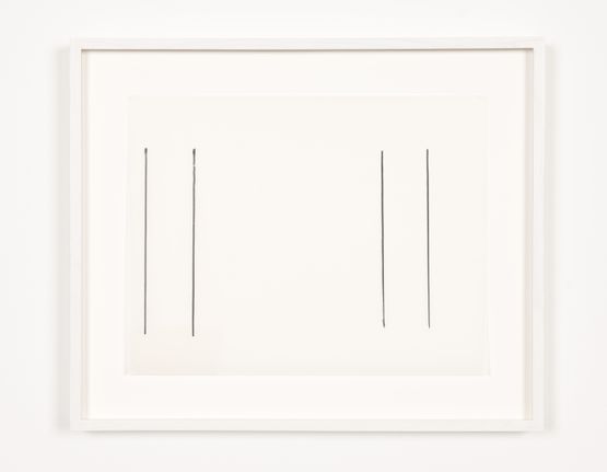 Untitled by Fred Sandback contemporary artwork Drawing