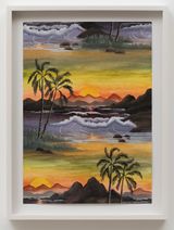 Balmy Beach Huevos Rancheros by Neil Raitt contemporary artwork painting works on paper