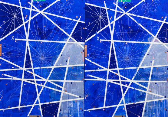 APOCALYPSEoCLOCK 4 by John Reynolds contemporary artwork Painting