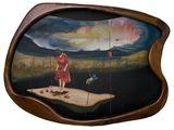 Who Raises Such a Clamor and Silences Our Last Wishes on the Remaining Lands by Dian Suci contemporary artwork painting