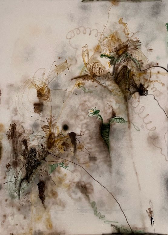 Desert by Zafer Urun contemporary artwork Painting