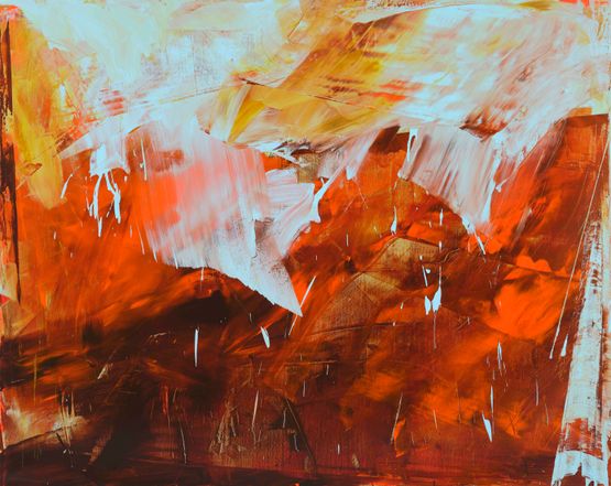 Dawn on that day Troy by Shin Minjoo contemporary artwork Painting