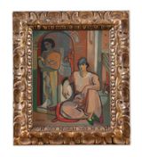 Femmes dAlger ou Deux Femmes dans la Casbah by Andre Lhote contemporary artwork painting