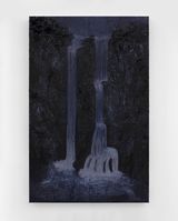 prompt by Michael Raedecker contemporary artwork painting textile