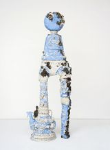 Wedgwood Caryatid by Francesca Dimattio contemporary artwork sculpture