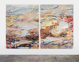 Lion colored hills by Janaina Tschape contemporary artwork painting