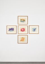 Le Bonheur illustre The Illustrated Happiness by Annette Messager contemporary artwork drawing works on paper