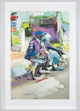 Police Station by Erik Schmidt contemporary artwork painting