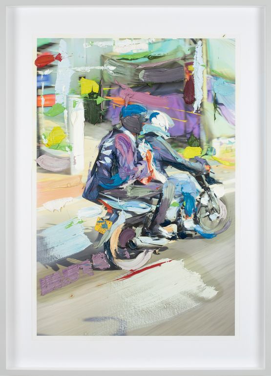 Police Station by Erik Schmidt contemporary artwork Painting