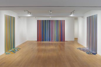 Contemporary art exhibition Ian Davenport Colourscapes at Waddington Custot London United Kingdom