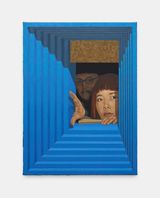 Blue Window Yayoi by Christian Hidaka contemporary artwork painting