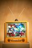 Neon TV - DishAntenna by Nam June Paik contemporary artwork Sculpture