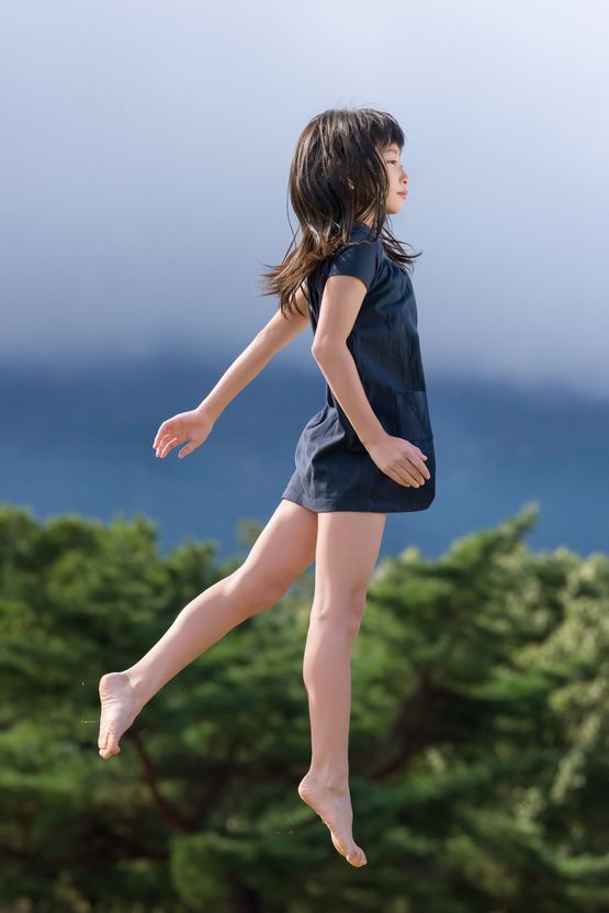 Playing Levitation by Hisaji Hara  Natsumi Hayashi contemporary artwork Photography