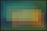 Cromointerferencia Espacial 21 by Carlos Cruz-Diez contemporary artwork mixed media