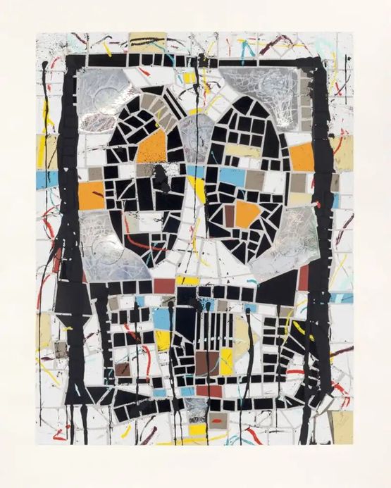 Broken Men by Rashid Johnson contemporary artwork Works on Paper