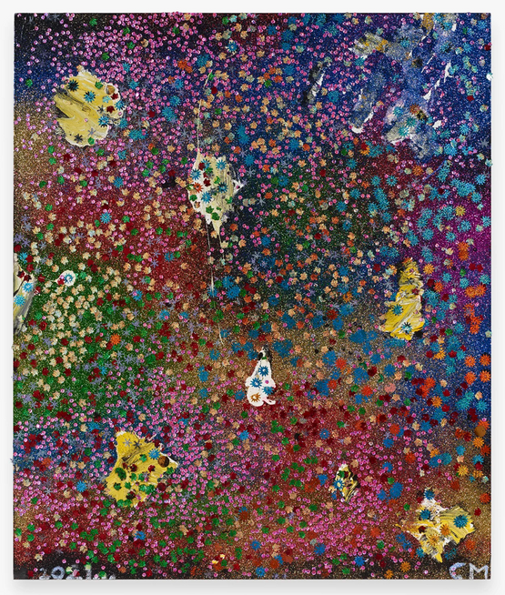 Untitled by Chris Martin contemporary artwork Painting