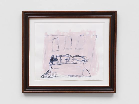 I was Left here in Time by Tracey Emin contemporary artwork Works on Paper