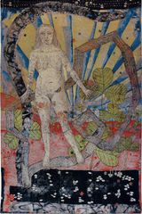 Earth by Kiki Smith contemporary artwork sculpture textile