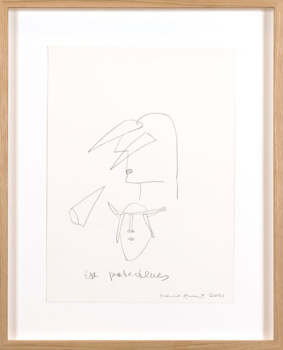 Study for Energy Mask 1 by Marina Abramovic contemporary artwork Works on Paper