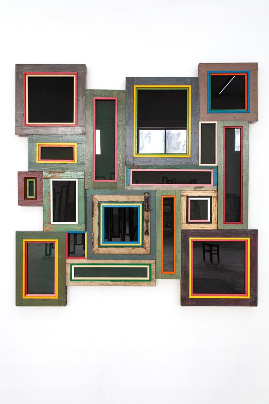 Usefulness of Uselessness  Black Window No. 03 by Song Dong contemporary artwork Sculpture