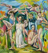 Blame the Blazing Sun by Wang You contemporary artwork painting