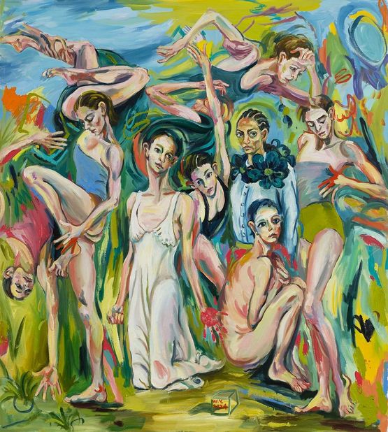 Blame the Blazing Sun by Wang You contemporary artwork Painting