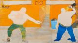Round 1 Fight by Shinya Azuma contemporary artwork painting
