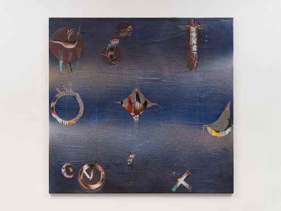 Evolving forms by The Estate of Balraj Khanna contemporary artwork Painting