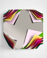 Metal Box Antofagasta by Jim Lambie contemporary artwork sculpture