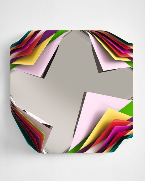 Metal Box Antofagasta by Jim Lambie contemporary artwork Sculpture