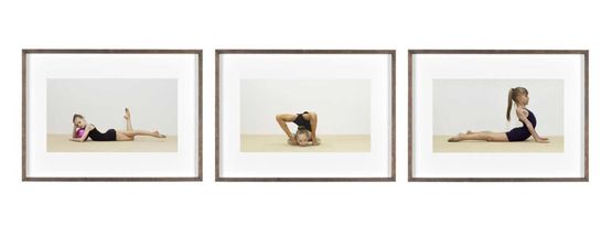 The Gymschool St. Petersburg Anna Eva Lera 2 by Rineke Dijkstra contemporary artwork Print