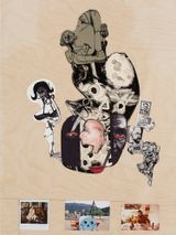 William S. Burroughs by Gareth Sansom contemporary artwork painting