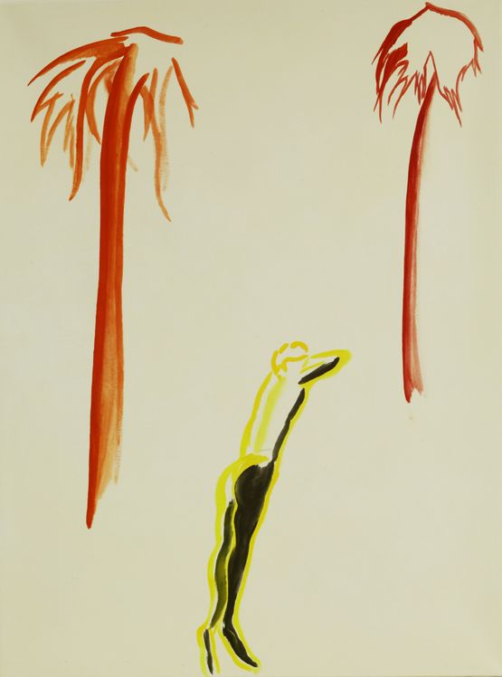 Coconut Tree by Yan Bingqian contemporary artwork Painting