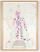 to choose the wine the monster of must see electro orchid brief fruit by Del Kathryn Barton contemporary artwork drawing