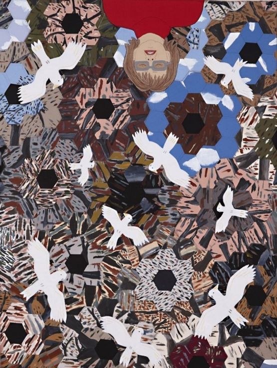 Over the Top by Adrienne Doig contemporary artwork Painting