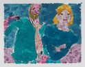 Machine Painting Series TCM 19 by Harold Cohen contemporary artwork Works on Paper