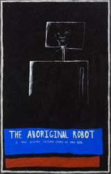 The Aboriginal Robot by Mia Boe contemporary artwork painting
