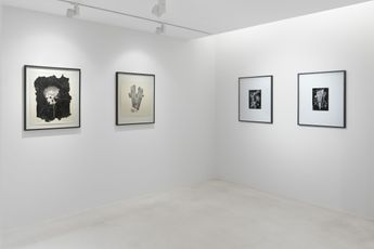 Contemporary art exhibition Heinz Hajek-Halke Light Graphics at SETAREH Dusseldorf Germany