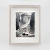The Upper House Under the Waterfall in the Forest by Daniel Arsham contemporary artwork Works on Paper