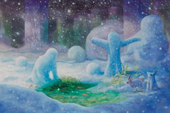 Contemporary art exhibition Minyoung Choi Midnight Walk at Gallery Baton Seoul South Korea