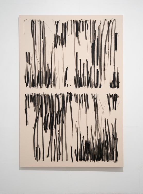 Las Tachaduras de una Primavera de Madrid III by Joel Andrianomearisoa contemporary artwork Drawing